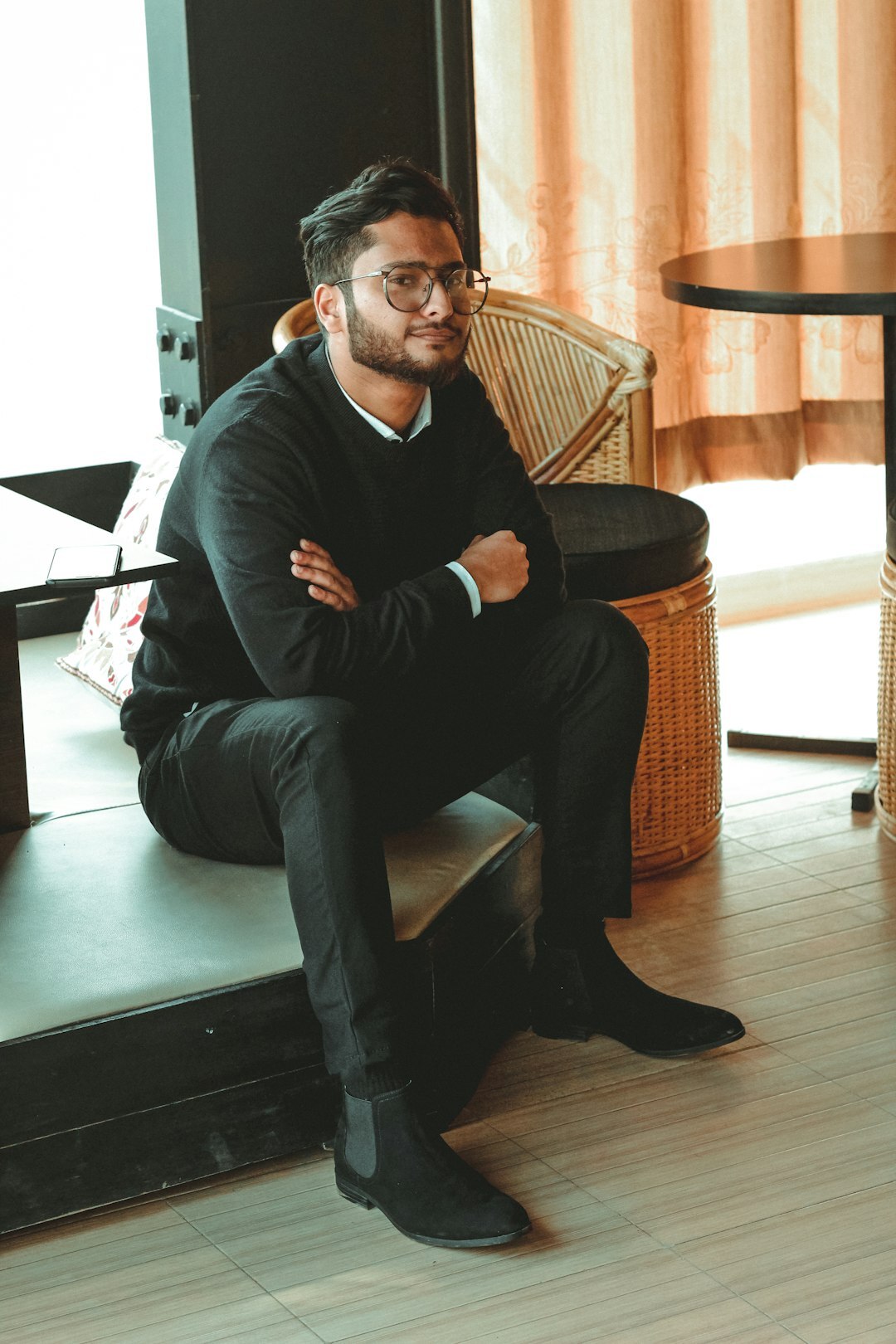 Studio portrait of a Belgian man consultant in business attire